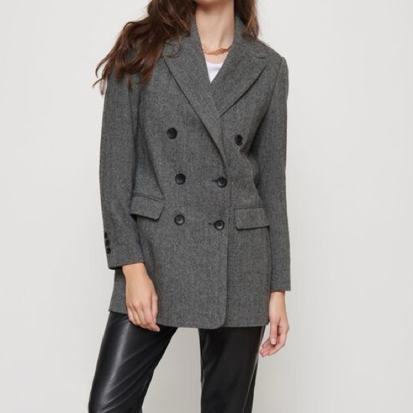 DYNAMITE Women's double breasted coat MEDIUM - Picture 5 of 5